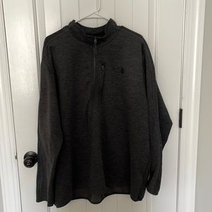 North Face 1/2 Zip XXXL - dark heather gray, excellent condition